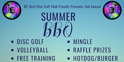 BC Deaf Disc Golf Presents 2nd Annual Summer BBQ