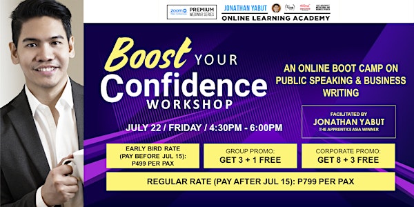 Boost Your Confidence with Jonathan Yabut