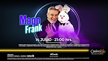 Mago Frank en Casino Life Vallarta Galerías