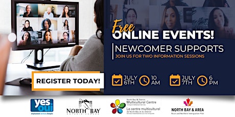 Newcomer Supports - Free Online Events tickets