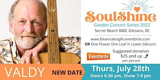 Valdy - SoulShine Garden Concert Series