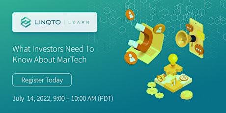 Linqto Learn : What Investors Need To Know About MarTech tickets