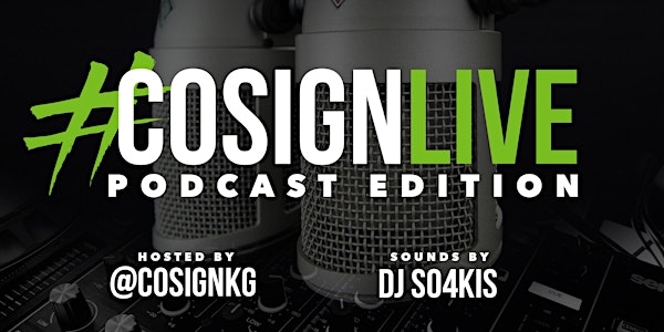 #COSIGNLive at Off The Record - Podcast Edition