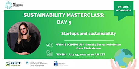 Startups and sustainability tickets