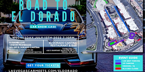 Road to El Dorado Car Showcase a Tivoli Village
