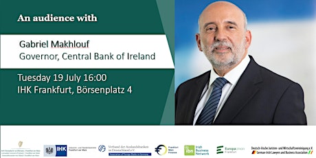 An audience with Gabriel Makhlouf, Governor of the Central Bank of Ireland Tickets