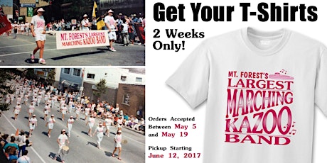 Mount Forest's Largest Marching Kazoo Band T-Shirt primary image