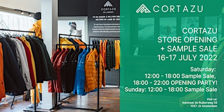 Cortazu Official Store Opening + Sample Sale tickets
