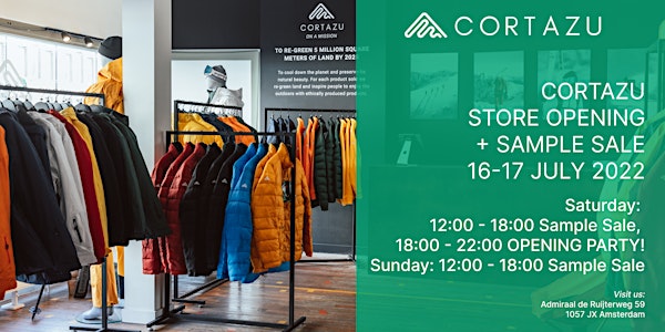 Cortazu Official Store Opening + Sample Sale