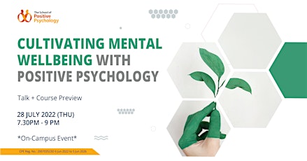 Cultivate Mental Wellbeing with Positive Psychology  Talk +  Course Preview tickets
