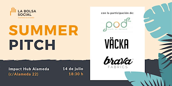 Summer Pitch en La Bolsa Social