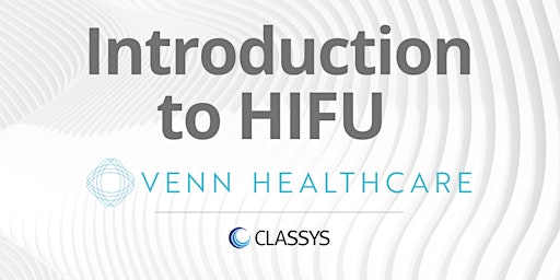 Introduction to HIFU - accredited  training!