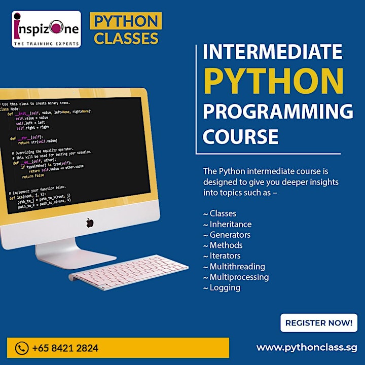 Python Intermediate Training Center Singapore -  Python Classes image