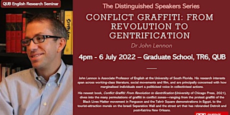 Conflict Graffiti: From Revolution to Gentrification tickets