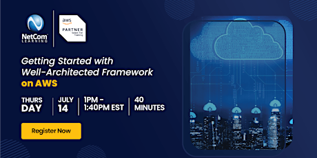 [Virtual Event]Getting Started with Well-Architected Framework on AWS tickets