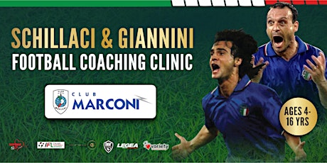 SCHILLACI-GIANNINI | FOOTBALL COACHING CLINIC @ Club Marconi (5-8pm)