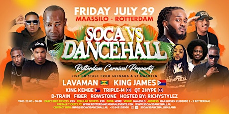 Soca vs Dancehall - Rotterdam Carnival Pre Party 2022 tickets