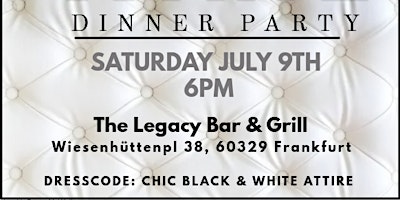 Black & White Dinner Party @ The Legacy Bar & Grill