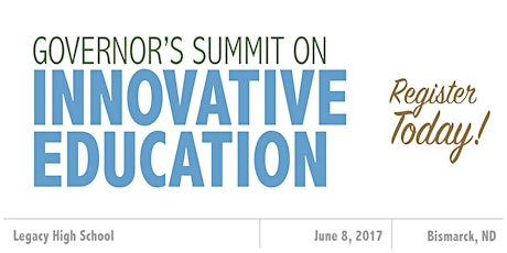 Governor's Summit on Innovative Education primary image