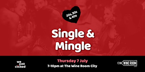 Single and Mingle @ The Wine Room (20s, 30s, & 40s)