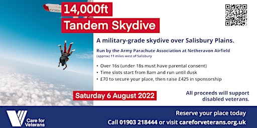 14,000ft Tandem Skydive Strapped to the Army Parachute Association