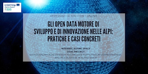 Creazione dell'ecosistema Open Data nelle Alpi: pratiche e casi concreti