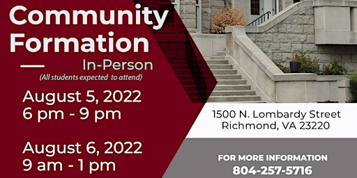 Community formation: Learning  Our Legacy in Beloved Community