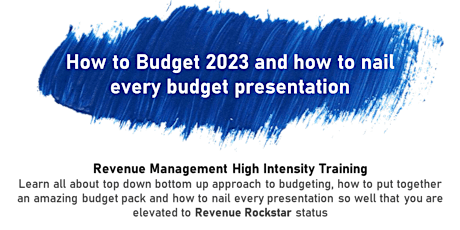 How to budget 2023 and nail any budget presentation tickets