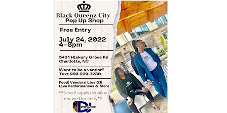Black Queenz City Pop Up Shop tickets