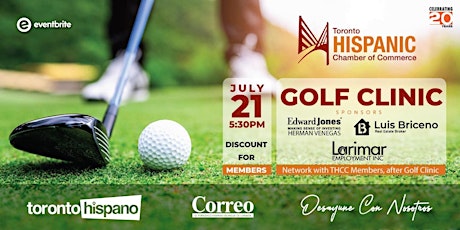 GOLF CLINIC and Networking tickets