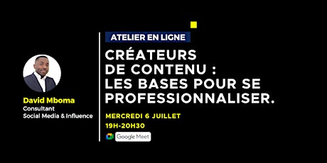 Image principale de Créateurs de contenu : les bases pour se professionnaliser