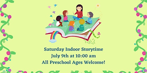 Saturday Storytime  @ Library Meeting Room (All Preschool Ages)