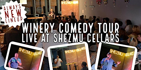 Laughs on Tap at Shezmu Cellars tickets