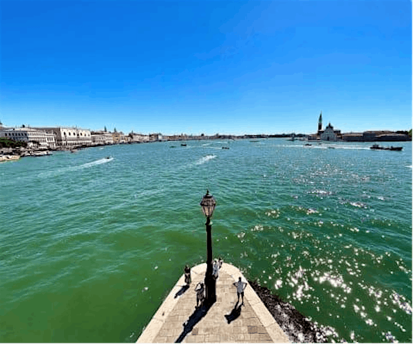The entrance of the Grand Canal of Venice