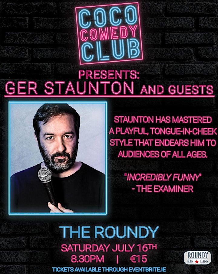 CoCo Comedy Club: Ger Staunton and Guests! image