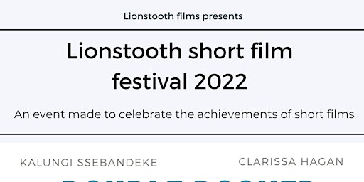 Lionstooth films short film festival