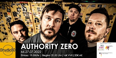 Authority Zero tickets
