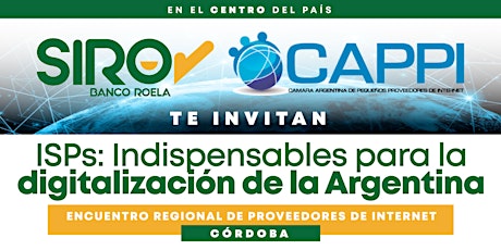 Córdoba: Encuentro regional de proveedores de internet boletos