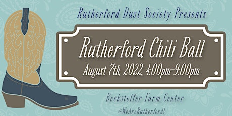 Rutherford Dust Society Chili Ball 2022 tickets