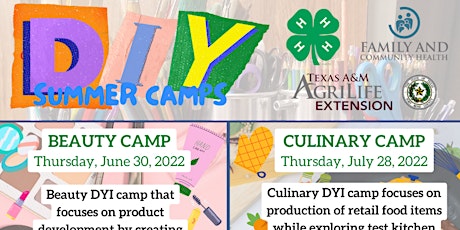 DIY Camp : Cooking Edition primary image
