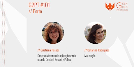 G2PT101 - 101º Geek Girls Portugal - Porto tickets