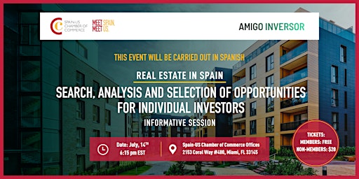 Real Estate opportunities in Spain - Informative Session