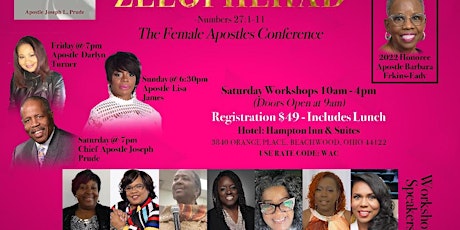 The Female Apostle Conference tickets