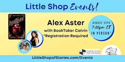 Alex Aster In Conversation with Booktoker Calvin