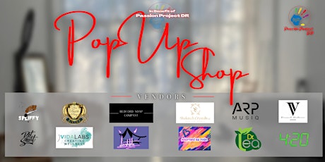 @PassionProjectDR Pop Up Shop Fundraiser tickets
