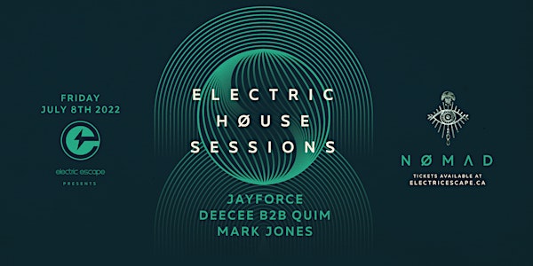 Electric House Sessions w/ JAYFORCE, DEECEE b2b QUIM & MARK JONES