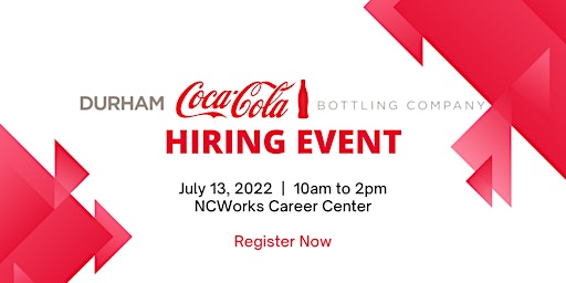 Durham Coca-Cola Hiring Event