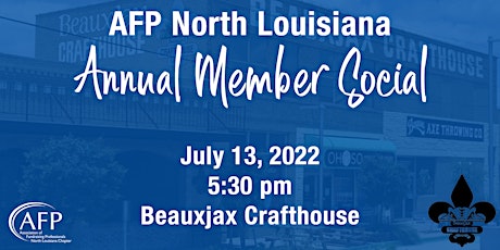AFP North Louisiana Annual Social 2022 tickets