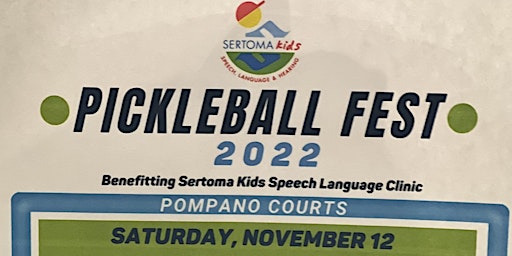 Sertoma Kids Pickleball Fest