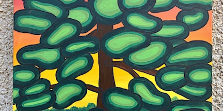 Acrylic Painting with Erin Gustafson: Woodland style trees tickets